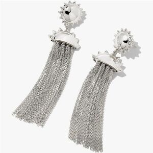 Sienna Sun ☀️ Kendra Scott Dancle Earrings NWT Sterling Silver 925 summer beach